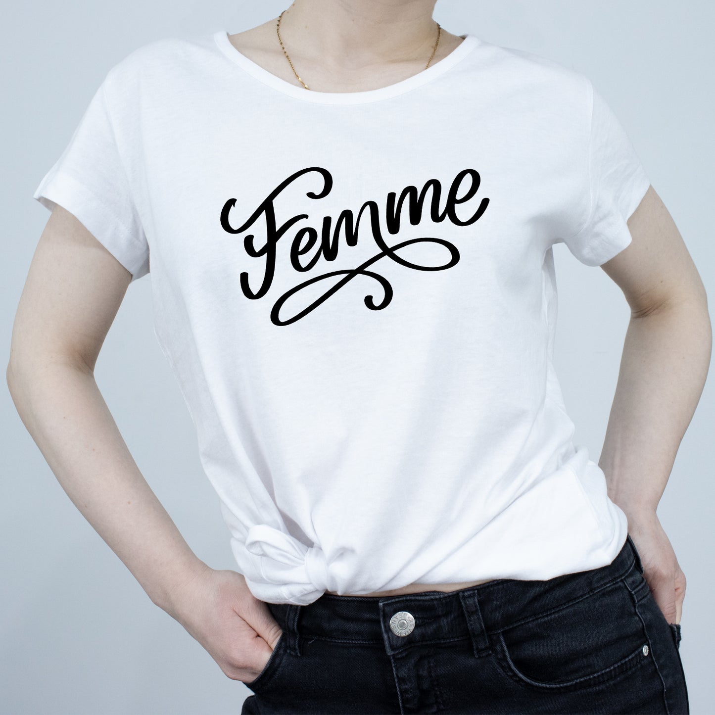 Tricou Alb Dama - Femme