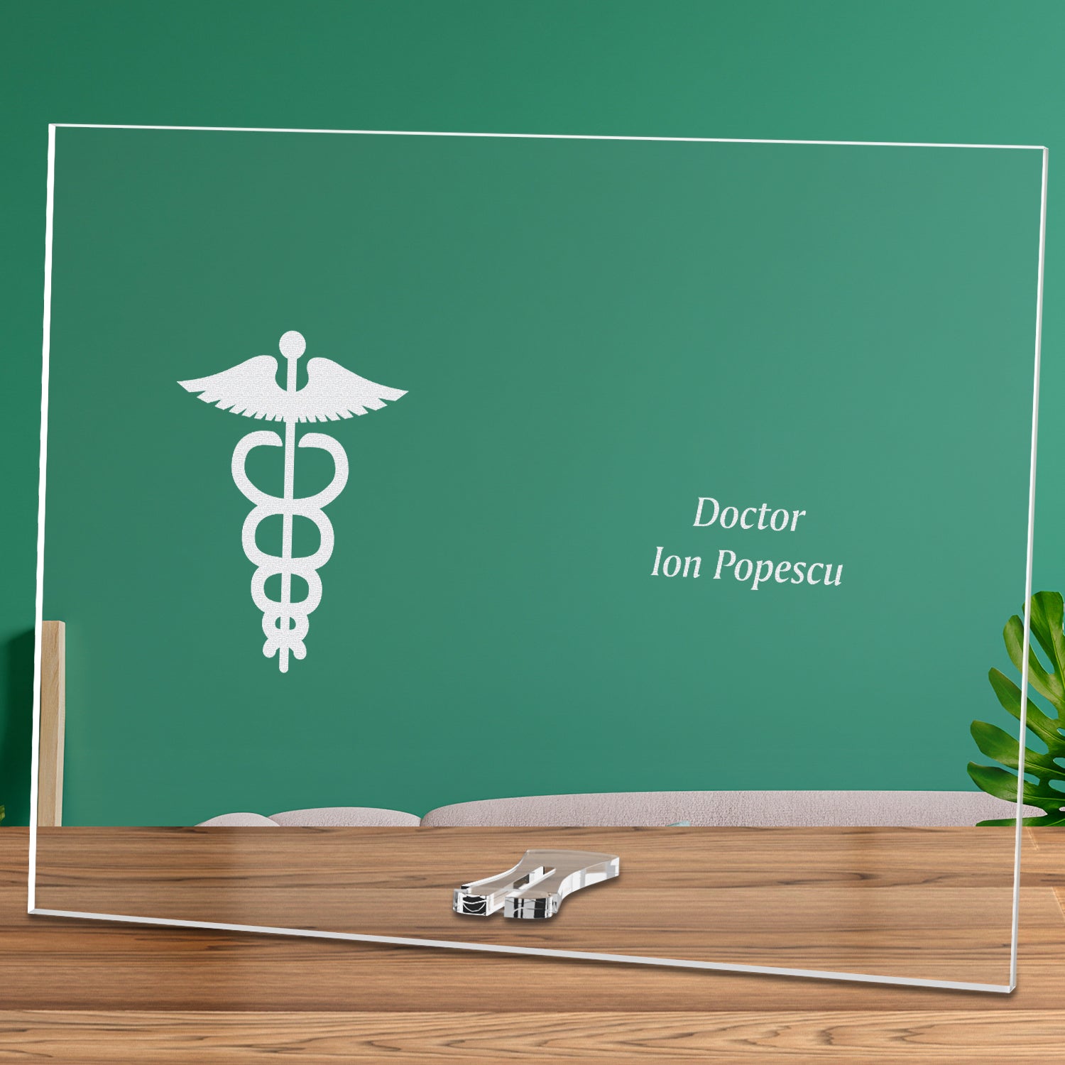 Cadou personalizat placheta din plexiglas - Doctor - ghizbi.ro