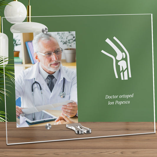 Cadou personalizat rama plexiglas - Doctor ortoped - ghizbi.ro