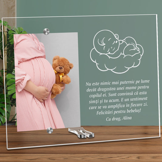 Cadou personalizat rama plexiglas - Dragostea unei mame - ghizbi.ro