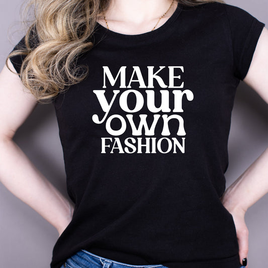 Tricou Negru Dama - Make Your Own Fashion